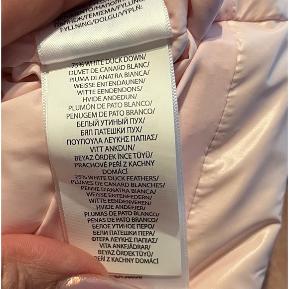 🩷 Ralph Lauren Baby Girl Pink Down Puffer Jacket Snowsuit | 4pc Set | NB - Picture 12 of 13